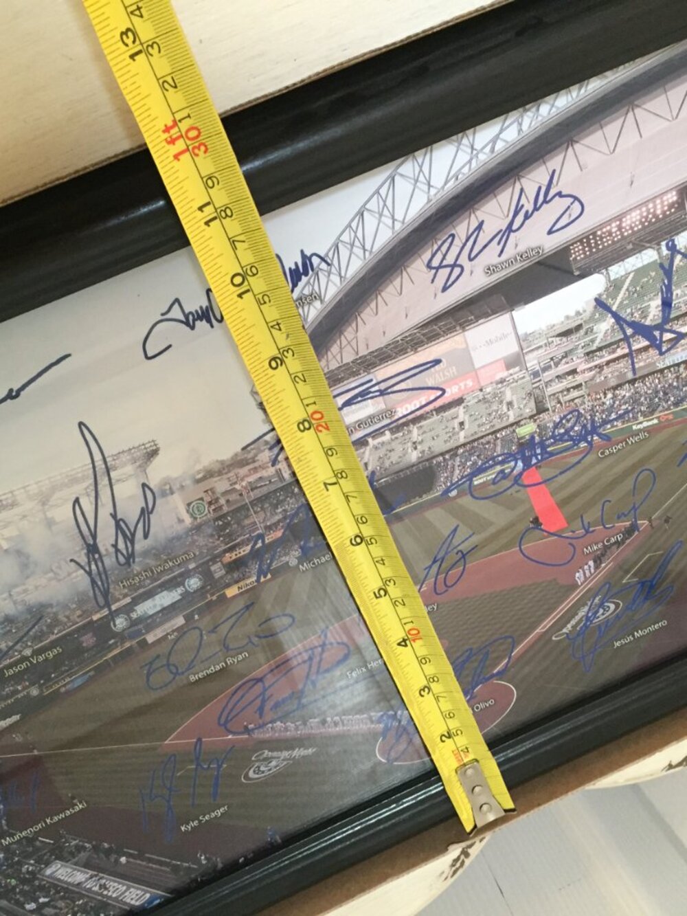 The Highland Mint Seattle Mariners MLB Facsimile Signatures Framed Photo 2012 LI - Picture 7 of 8
